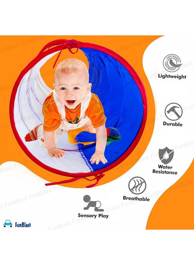 FunBlast Tunnel Tent for Kids, Foldable Outdoor Tunnel for Toddlers, 6 Feet Long Tunnel Tent for Kids, Girls and Boys, Pop-Up Activity Toys (Multicolor) - Image 5