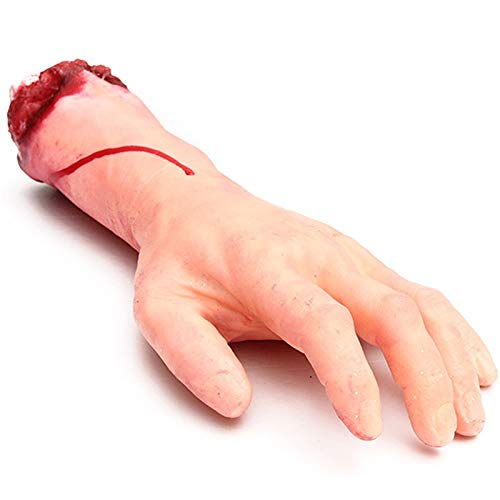 Sage Square Combo of Fake Cosmetic Arm Hand for Prank Halloween Party Props Cosplay Decorations (Set of 2) (Short Hand & Long Hand) (Multicolor) - Image 2