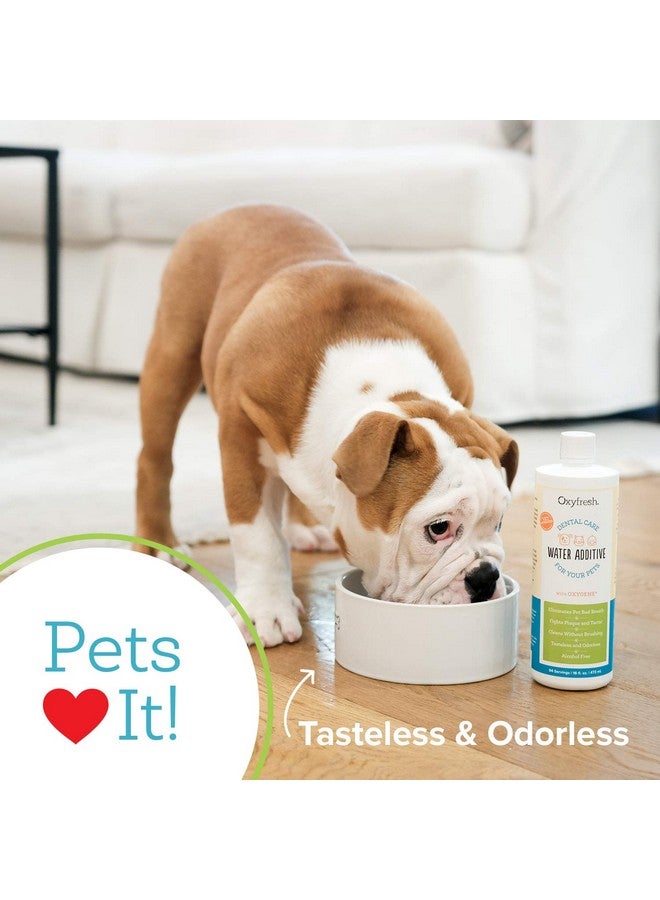 Oxyfresh Premium Pet Dental Care Solution Pet Water Additive: Best Way to Eliminate Bad Dog Breath and Cat Bad Breath - Fights Tartar & Plaque - So Easy, Just Add to Water! Vet Recommended 2 Pack - Image 3