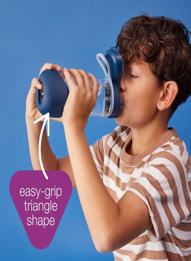 b.box 15 oz Sport Spout Kids Water Bottle for School, Sports, Travel, Daycare. Leakproof, Spill Proof, Dishwasher Safe. Easy Grip Triangle Shape, Durable Tritan Material. BPA Free. - Image 4