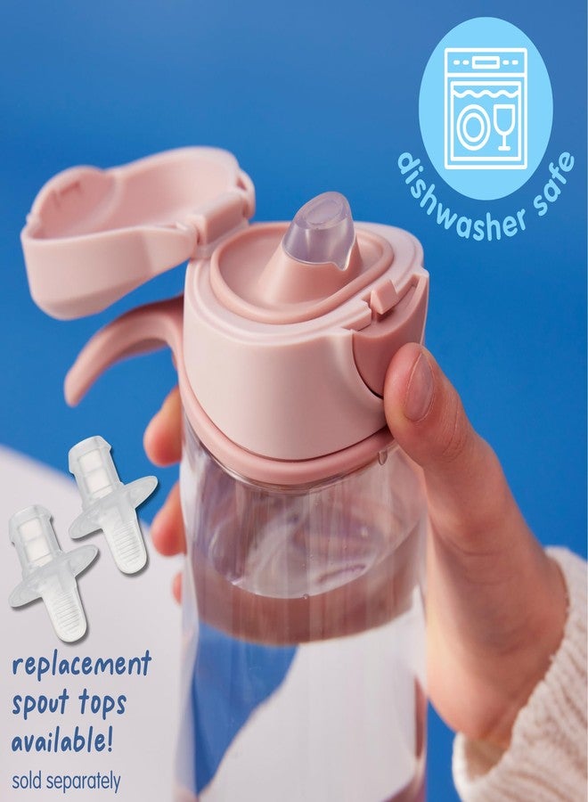 b.box 15 oz Sport Spout Kids Water Bottle for School, Sports, Travel, Daycare. Leakproof, Spill Proof, Dishwasher Safe. Easy Grip Triangle Shape, Durable Tritan Material. BPA Free. - Image 5