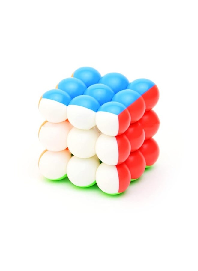 CuberSpeed - CuberSpeed YJ 3x3 Ball Cube Bead 3x3x3 Stickerless Magic Cube Puzzle - Image 1