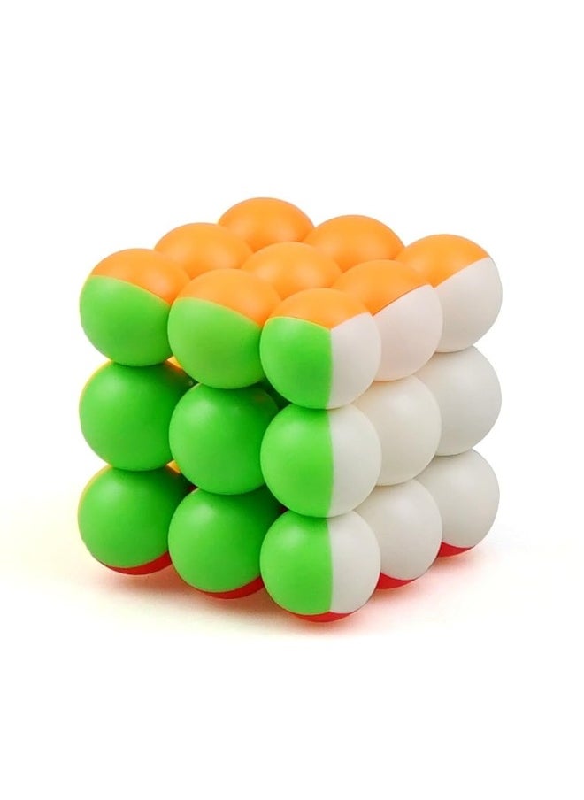 CuberSpeed - CuberSpeed YJ 3x3 Ball Cube Bead 3x3x3 Stickerless Magic Cube Puzzle - Image 1