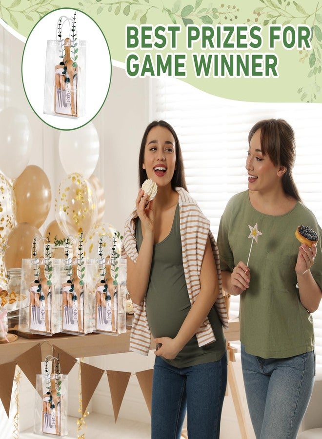 Rigibright Baby Shower Prizes for Game Winners 4 Sets Bamboo Cheese Board Spoon Fork Butter Spreaders Plaid Towel Thank You Card and Gift Bags for Baby Shower Wedding Bridal Shower Favors (Bamboo Color, 4 Sets) - Image 5