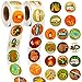 A1diee 1000Pcs Travel Camping Stickers in 2 Rolls Happy Camper Tent Bonfire Guitar Map Camera Travel Bag Car Themed Self Adhesive Decals for Birthday Gifts Bag Party Supplies School Activity Reward - Image 4
