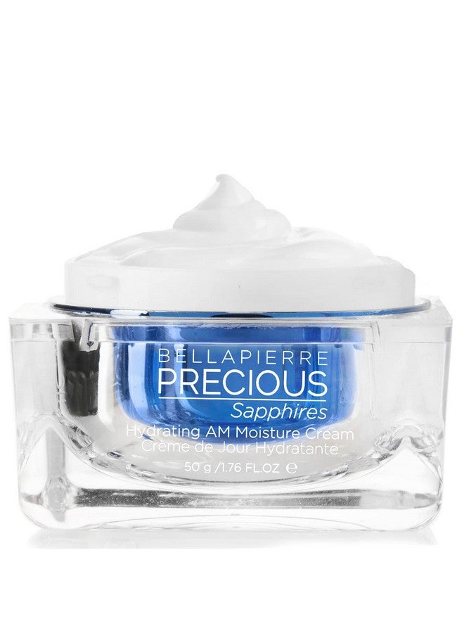 BellaPierre Precious Sapphires Hydrating Am Moisture Cream | Daily Facial Moisturizer With Coconut Oil & Vitamin E | Nongreasy Formula 1.76Oz - Image 1