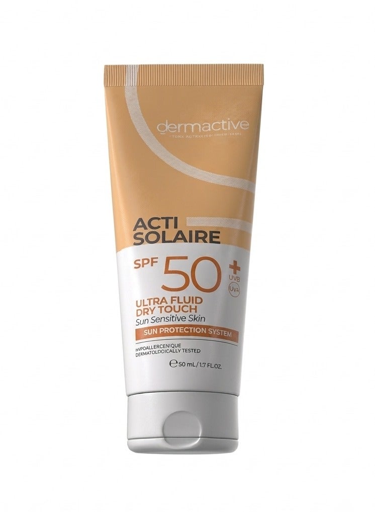 Acti Solaire Sunscreen ultra Fluid by Dermactive 50ml