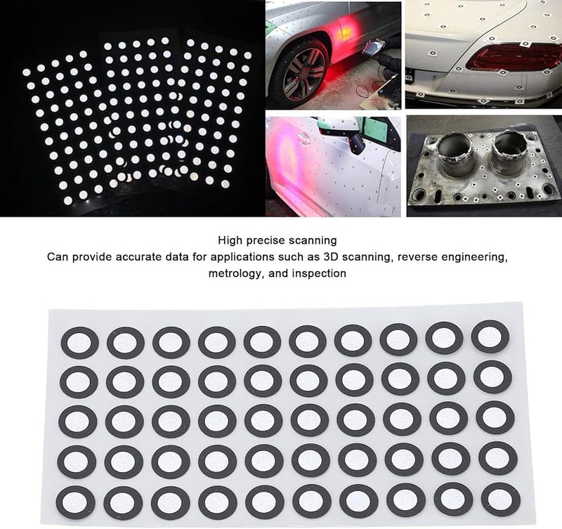 1000Pcs 6mm 3D Scanning Markers High Reflectivity Optical Tracking Dots Reference Points - Image 4