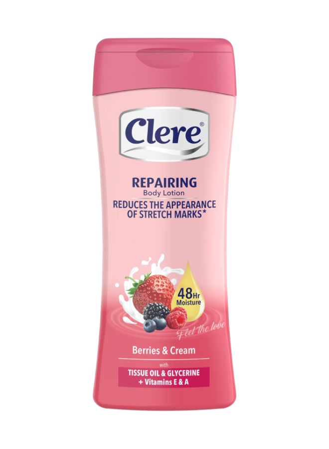CLERE Clear Body Lotion Berry 400 ml (C136) – Refreshing, Hydrating & Lightweight