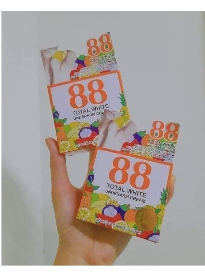 888 TOTAL WHITE 2-Piece White Armpit Whitening Cream