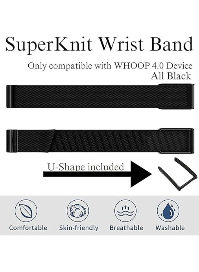 Nylon Sport Band Compatible with Whoop Band 4.0 Strap Breathable Nylon Adjustable Waterproof Replacement Wristbands Straps Connector Wearable Fitness Tracker - Image 3