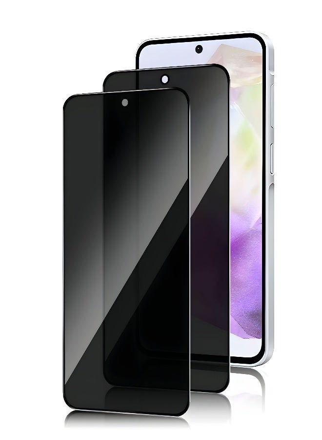 DUSALA Samsung Galaxy A56 Privacy Screen Protector Anti-Spy Tempered Glass With 2-Pack Ultra HD Anti-Scratch Bubble-Free Easy Install 9H Protective Glass for Galaxy A56 - Image 1