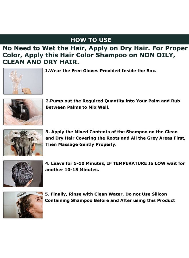 eAmaze Noni Hair Color Shampoo 200Ml (Natural Black) Professional Hair Color At Home | No Skin Stain, No Ammonia, No Paraben, No Sulphate | Enriched With Noni And Argan Extract - Image 5