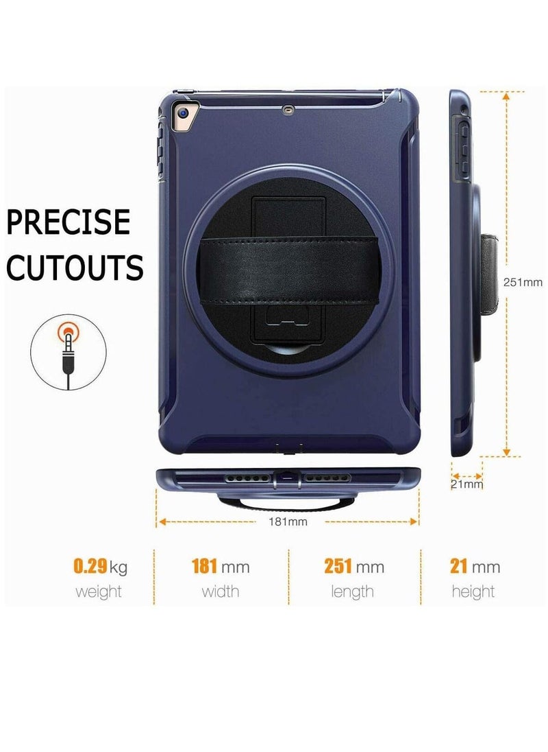 Rugged Case for Apple iPad 9.7 inch A1822 A1823 2017 iPad, Shockproof, Impact Resistant Cover, iPad Rugged Case with kickstand, Full Body Protective Cover for kids - Image 4