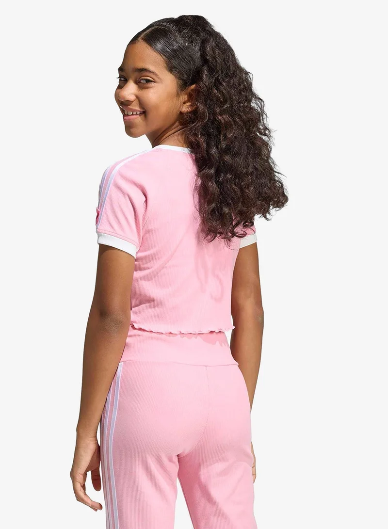 adidas Originals Youth Disney Slim Cropped T-Shirt