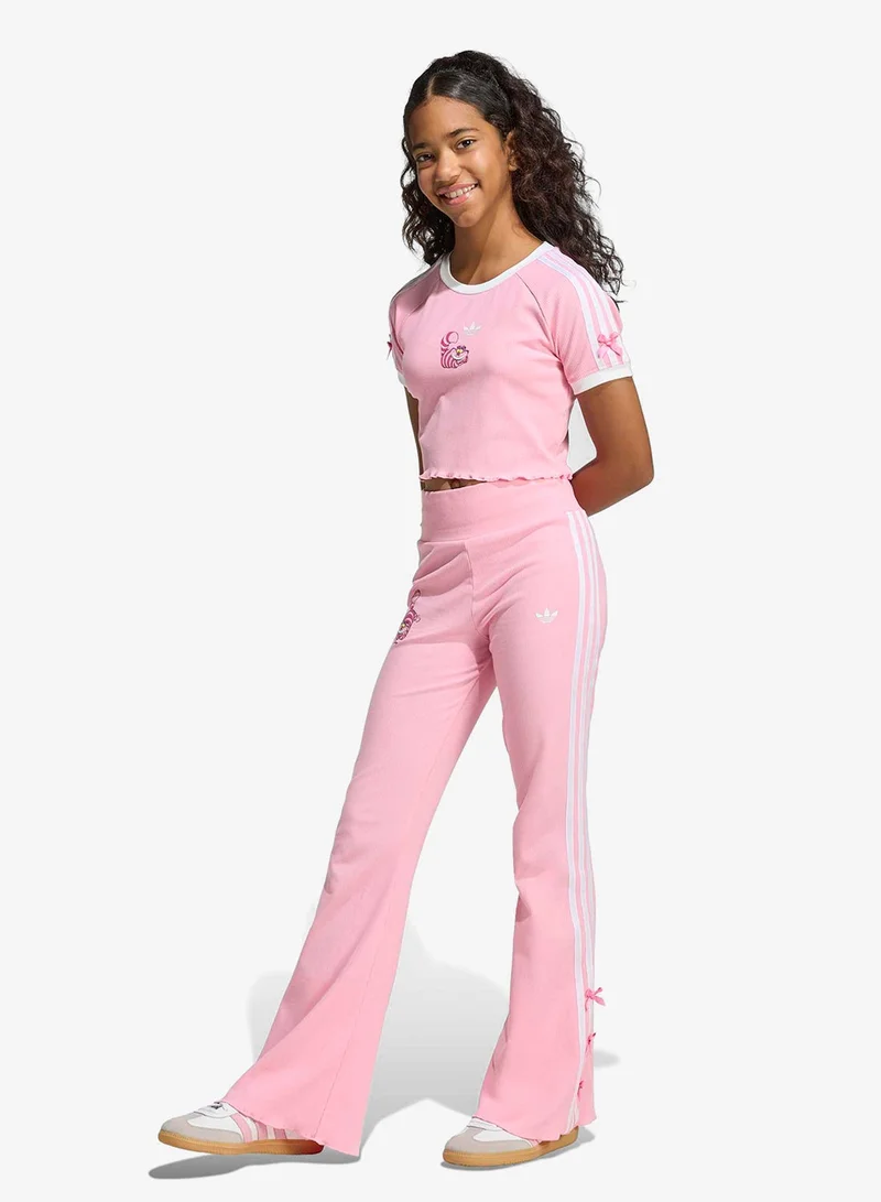 Adidas Originals LTPINK/WHITE Youth Disney Slim Cropped T-Shirt for Women | Best Price UAE