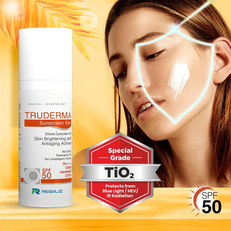 Regaliz Truderma Silicone Sunscreen Gel Spf 50  Broad Spectrum Uva  Uvb Protection  50Gm All - Image 4