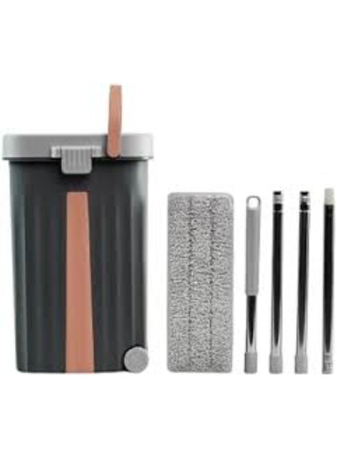 AKSA Mop bucket with 2 replacement mop heads, equipped with clips to prevent the parts from moving - Image 1