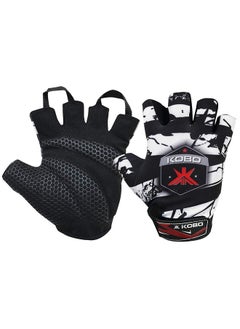 Kobo Wtg-24 Lycra-Spandex Gym Gloves, Large (Black)  - Image 1