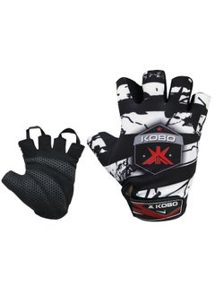 Kobo Wtg-24 Lycra-Spandex Gym Gloves, Large (Black)  - Image 4