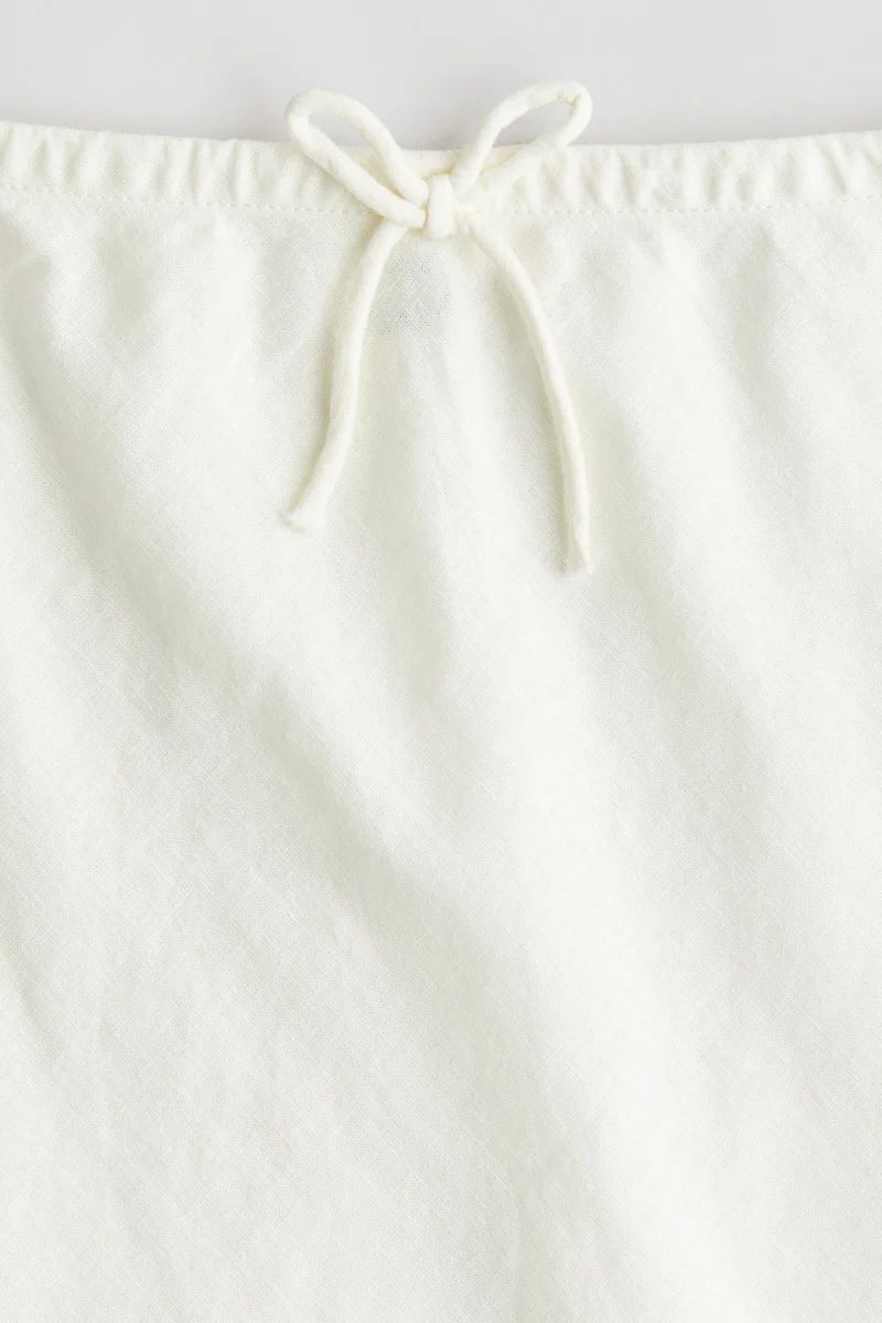 اتش اند ام Linen blend skirt