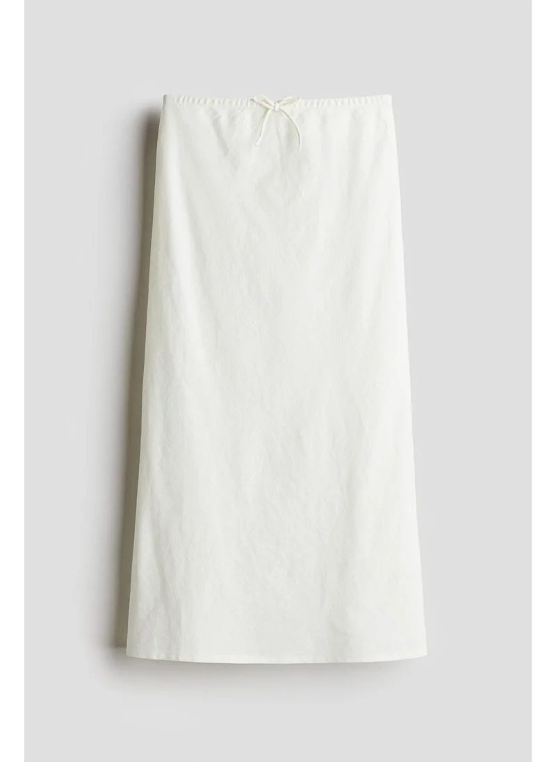 H&M Linen blend skirt