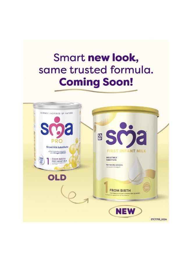 SMA First Infant Milk Powder Stage1 From Birth 800grams - Image 4