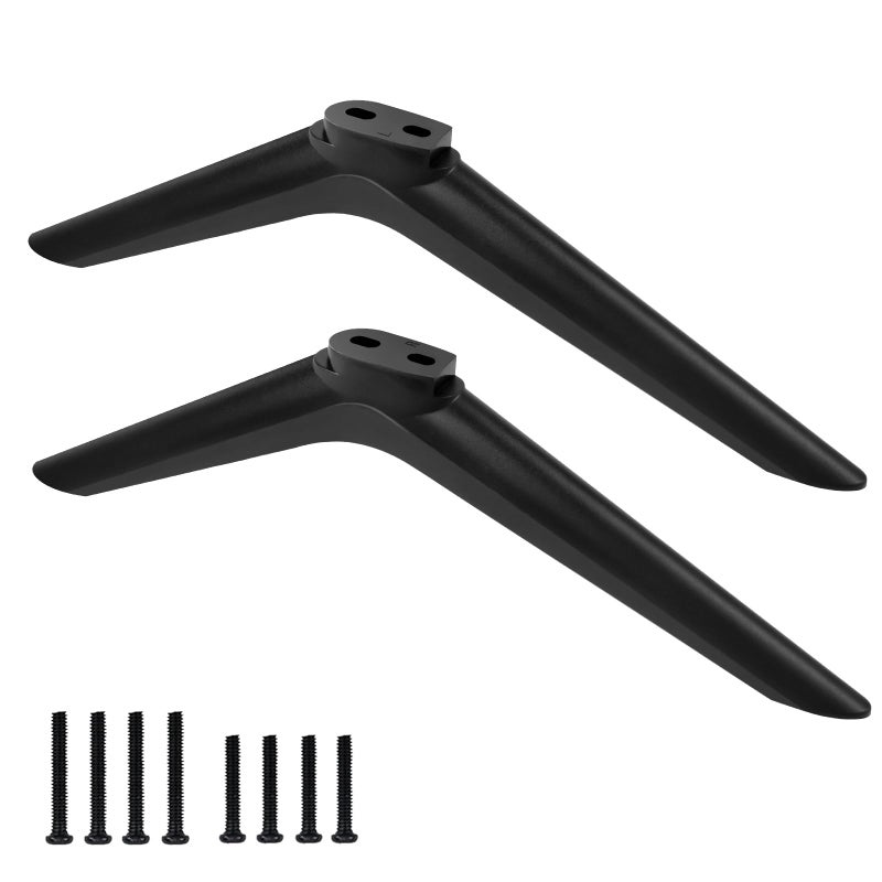 Maozhren TV Stand for Hisense TV Legs Base Stand for Hisense 40 43 Smart TV for 43H4F 43H4030F 43H4030F1 40H5590F 40H4F 40H3F9 40H4030F1 TV Stand Legs for Hisense with Screws and Instructions