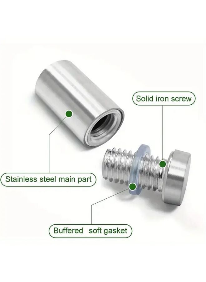 20 Pack 12x25mm Stainless Steel Wall Spacers Rust Resistant Mounting Screws - Image 5