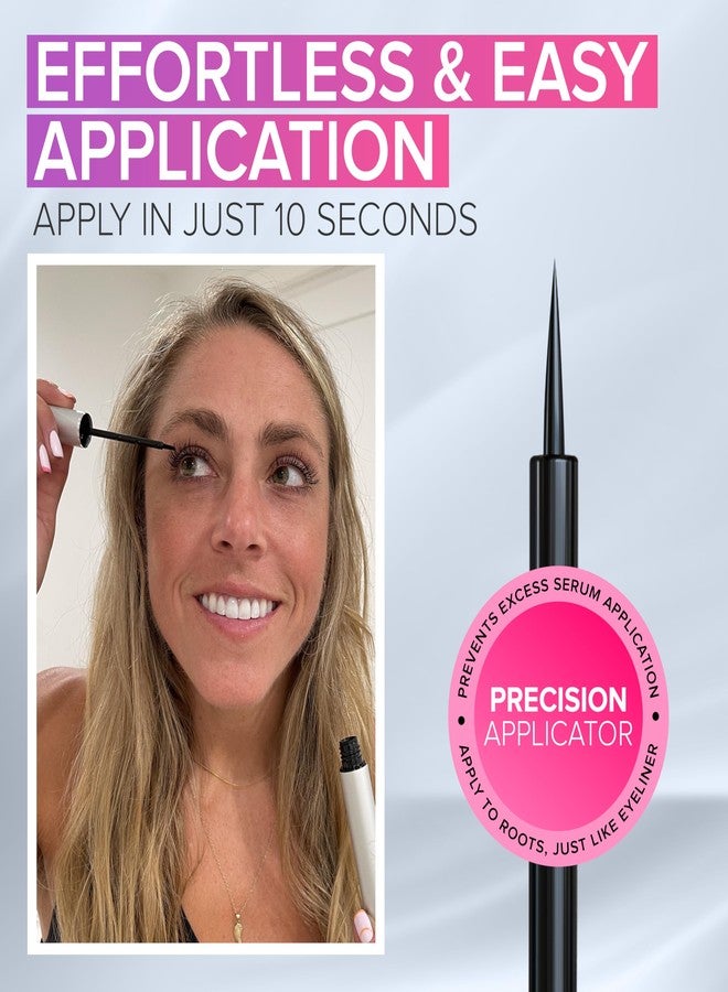 NYK1 CONCENTRATED Lash Serum For Eyelash Growth (3ml) LashForce Eyelash Serum To Grow Lashes Longer And Thicker - Lash Growth Serums For Easy Application And Long Lasting Results For Fuller Eyelashes - Image 5