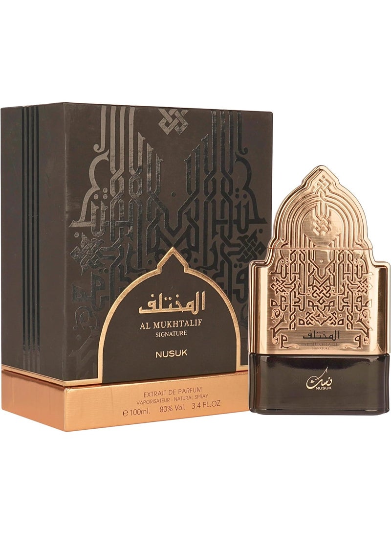نسك عطر نوسوك المختار سيجنتشر إكسترا دي بارفان للرجال | عطر فاخر يدوم طويلاً | رائحة رجولية جريئة وراقية | 100 مل - Image 1