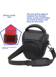 Generic Camera Bag SLR Triangle Bag Men And Women 70D5D45D360D80D90D200D Equipment Bag Photo Bag-Color:Unlabeled Medium Size Simple Style  - Image 1