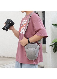 Generic Camera Bag SLR Triangle Bag Men And Women 70D5D45D360D80D90D200D Equipment Bag Photo Bag-Color:Unlabeled Medium Size Simple Style  - Image 4