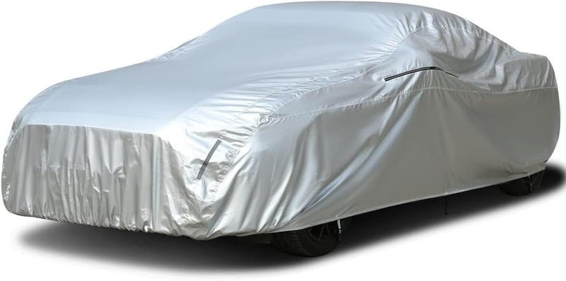 Tecoom Hard Shell Car Cover - Waterproof, UV-Proof, Windproof for All Weather (150-178 Inches Length) - Image 1