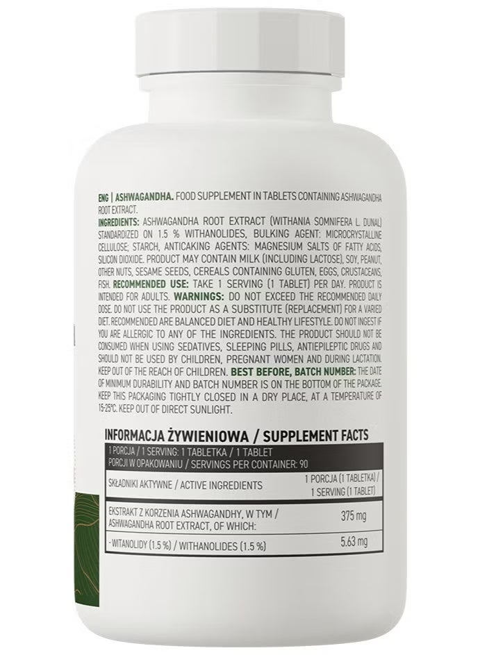 OstroVit Ashwagandha 90 Tablets - Image 3