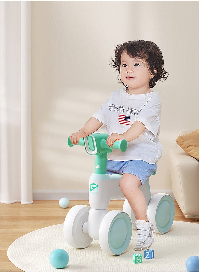 SQUIRREL BABY دراجة توازن الطفل، ألعاب لطيفة، دراجة أطفال صغيرة، سكوتر بأربع عجلات، سيارة توازن للأطفال من عمر 1-3 سنوات، مشاية أطفال بأربع عجلات، عجلة عالمية  - Image 2