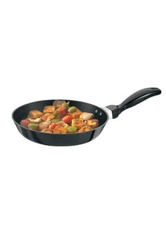 SAVYA HOME Non Stick Frying Pan 26 cm Stove Induction Cookware Minimal Oil Cooking Easy Grip Handle 3 Layer Non Stick Coating NonToxic Lightweight 2 Year Warranty Black Colour