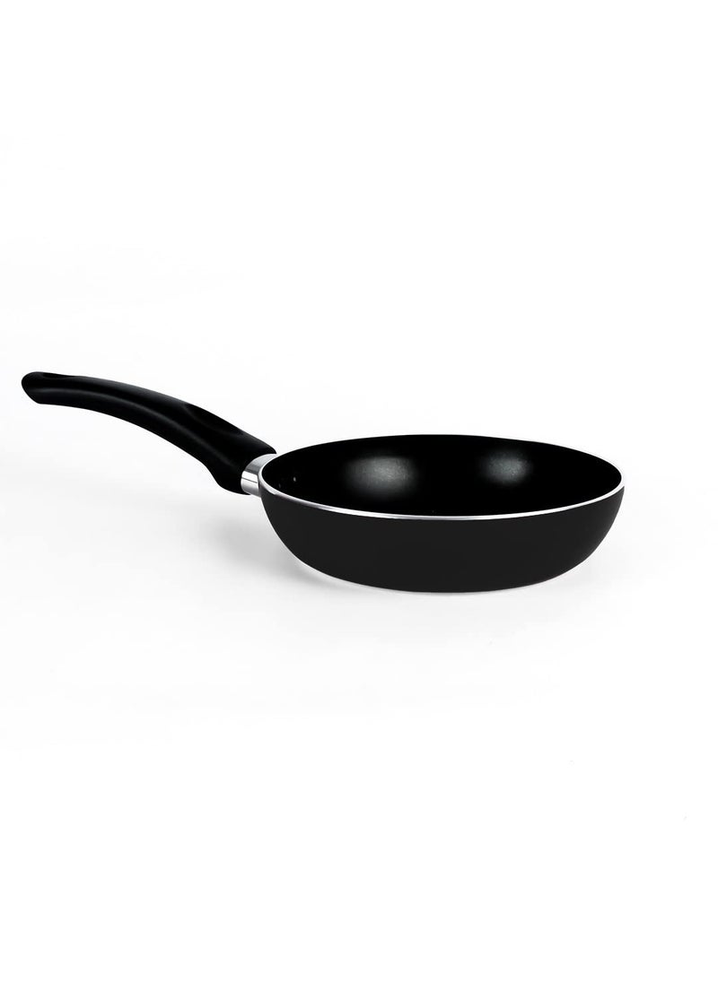 SAVYA HOME - SAVYA HOME Non Stick Frying Pan 26 cm Stove Induction Cookware Minimal Oil Cooking Easy Grip Handle 3 Layer Non Stick Coating NonToxic Lightweight 2 Year Warranty Black Colour - Image 1