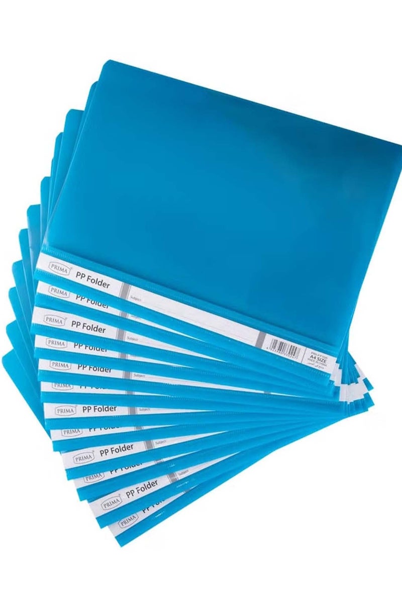 بريما مجلد مشروع A4 (12 قطعة)، ملفات تقارير بلاستيكية ثنائية الشق، مجلدات ملفات مستندات مشروع تقرير A4، مجلد مشروع عرض تقديمي للمكتب