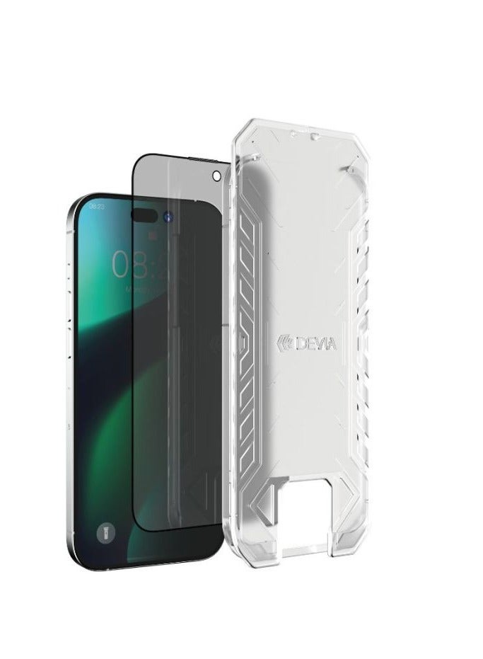 ديفيا حماية شاشة ايفون 14 بلس لقافه من ديفيا يضمن لك حماية الشاشة من الخدوش والصدمات مع خصوصيتك الشخصية. بفضل الزجاج المقوى مرتين ويدعم التمييز السريع على بصمة الاصبع - Image 2