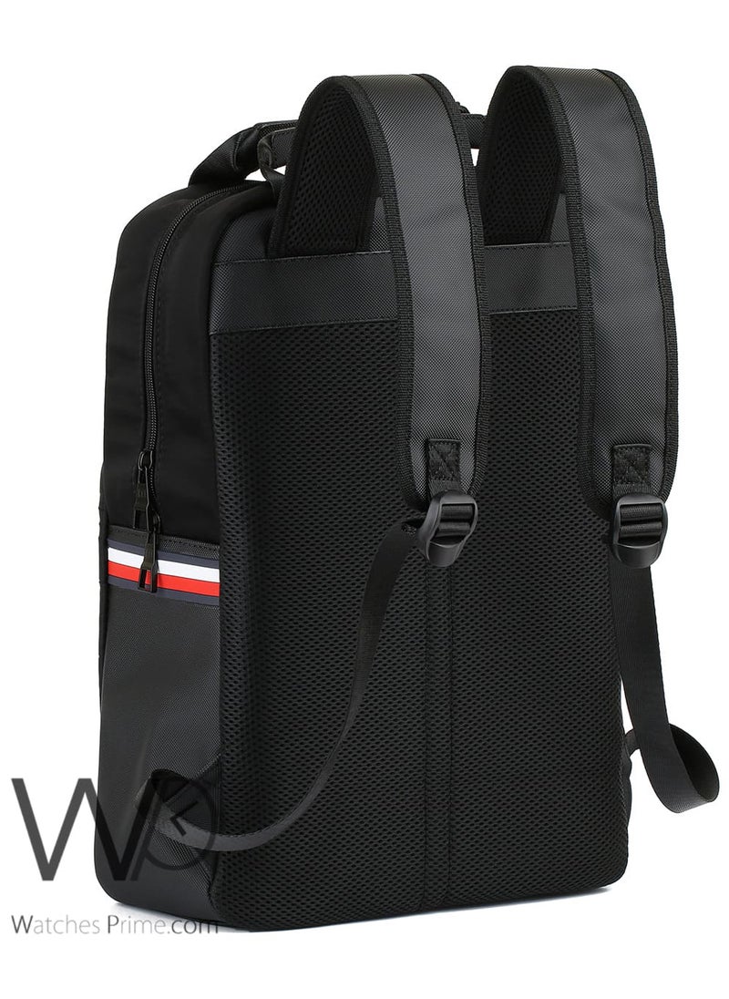 Tommy Hilfiger Plus Tommy Hilfiger Laptop Black Men Backpack Bag  - Image 5
