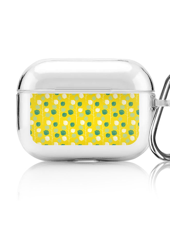 Classic Clear printed Case for Apple AirPods Pro 2nd Generation Thin Transparent Cover [Designed for Apple AirPods Pro 2nd Generation] - Summer Leaves