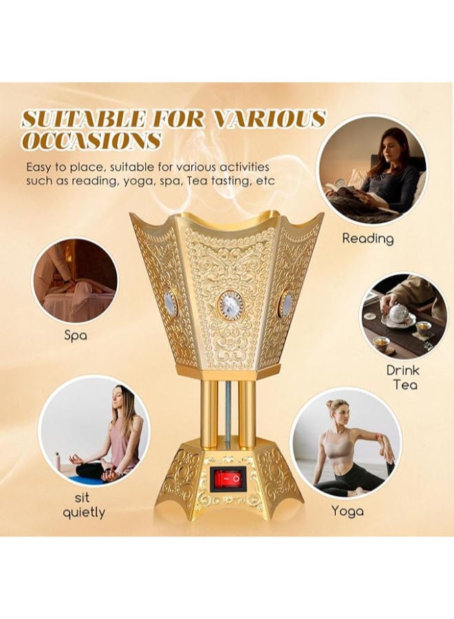 مبخرة كهربائية معدنية بطراز شرق أوسطي - Image 4