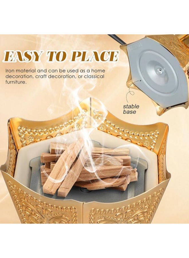 مبخرة كهربائية معدنية بطراز شرق أوسطي - Image 3