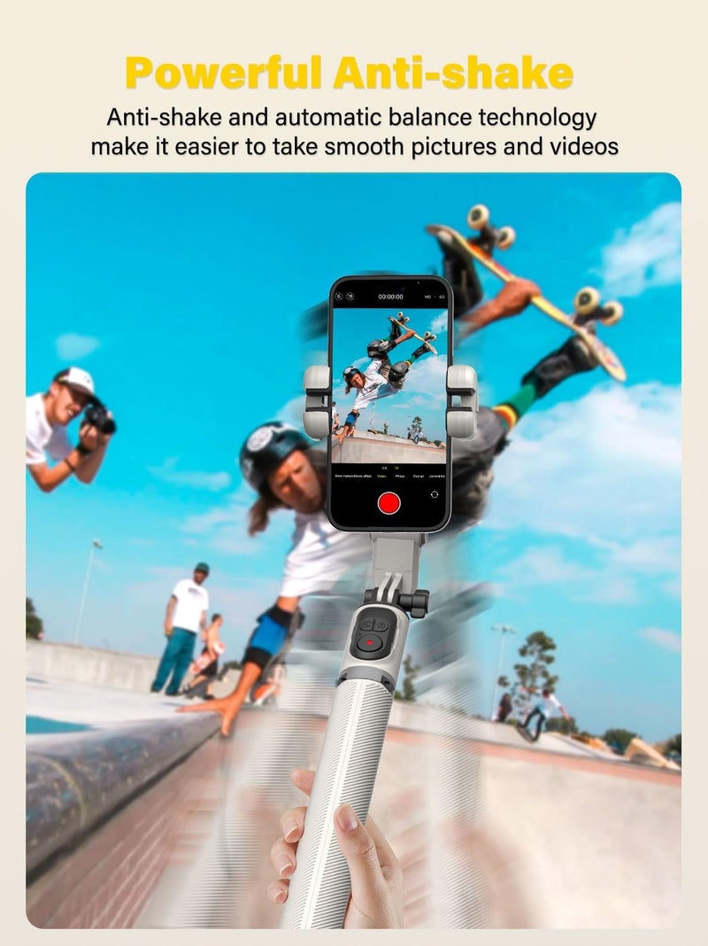 AOCHUAN M2Pro Smartphone Gimbal Stabilizer with RGB Fill Light and Remote Control - Image 5