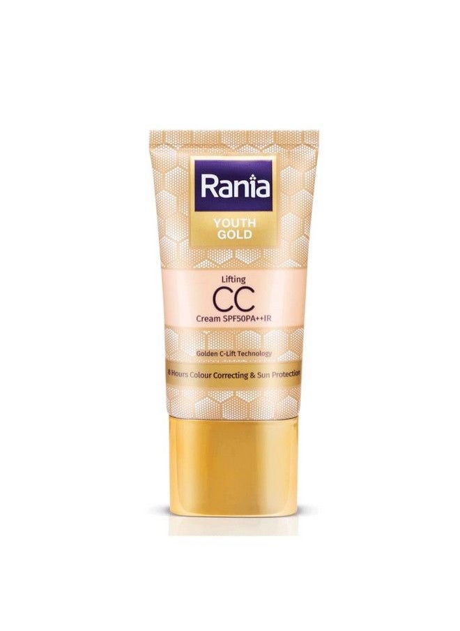 Rania Youth Gold Lifting Cc Cream Spf50Pa++Ir With Vitamin C 25G  - Image 2