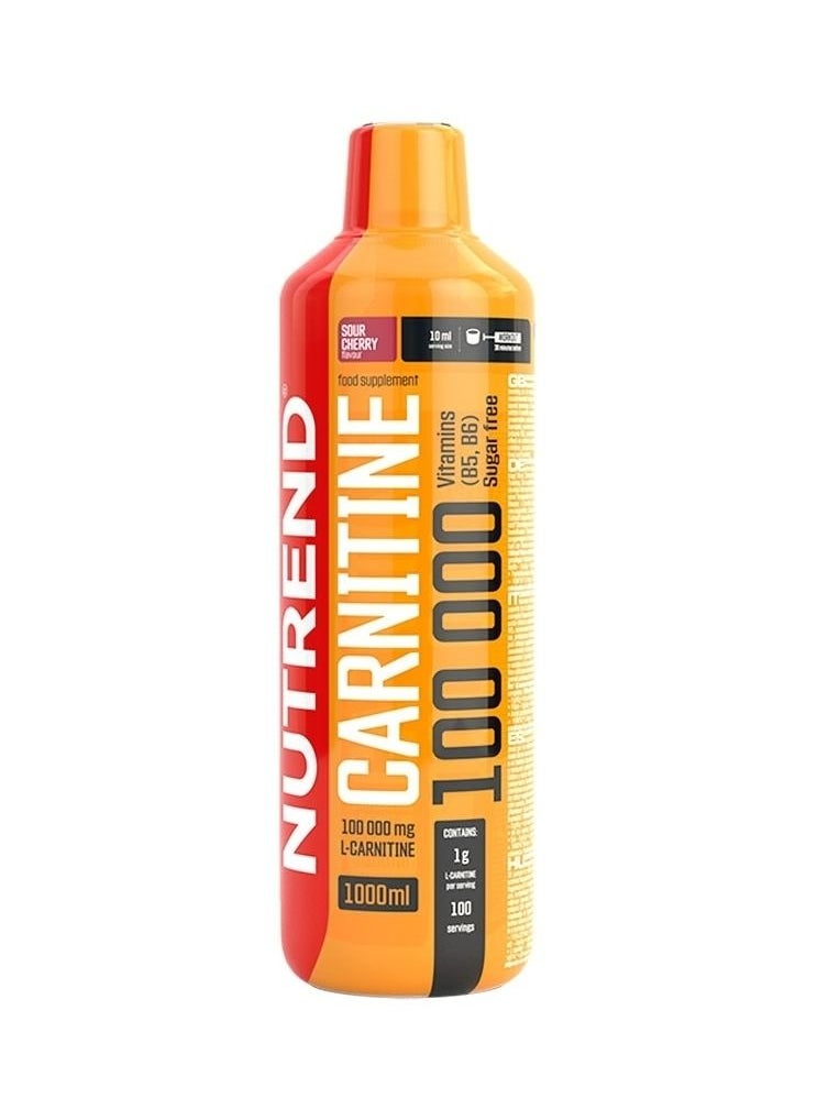 NUTREND - Nutrend Carnitine 100000, 1000 ml, Sour Cherry - Image 1