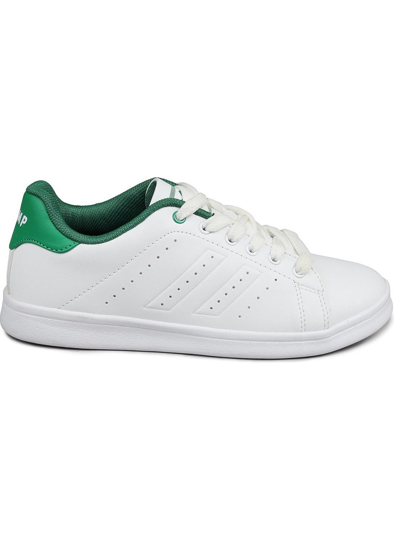 jumper 15306 White - Green Women's Sneaker Casual Sports Shoes  - Image 1