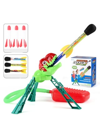 Children's New Unique Foot-Operated Rocket Rocket Double Launch Flash Flying Rocket Leisure Sports Toy (Green Tyrannosaurus Rex) - pzsku/Z014D645F4013C1F59488Z/45/_/1729501293/527597ca-fd2a-43b5-98e4-8908011d1126