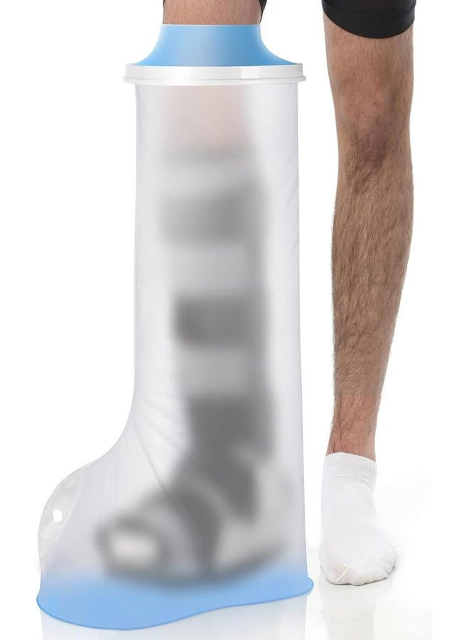 Zolife Waterproof Extra Wide Leg Cast Cover for Shower Adult After Surgery with Non-Slip Bottom, Extra Large Watertight Foot Cast Protector for Plus Size Adults Large Casts Surgery Shower Boots - Image 1